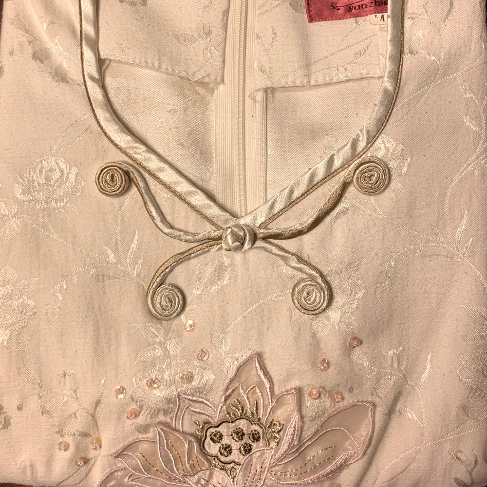 Cotton Floral Qipao
